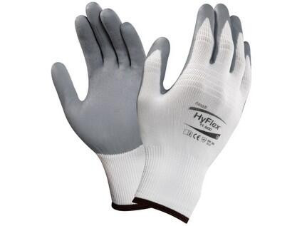 Rękawiczki ANSELL HYFLEX FOAM, pokryte nitrylem, rozmiar 10