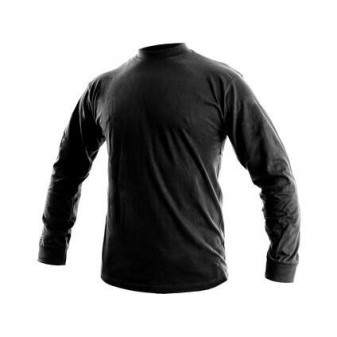 T-shirt CXS PETR, długi rękaw, czarny