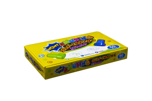 Aga4Kids Stemple do samodzielnego kolorowania dla dzieci 60 szt.