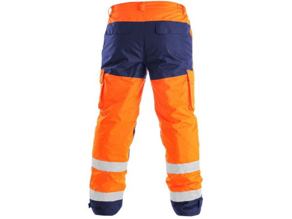 Ocieplane spodnie CXS CARDIFF, męskie, pomarańczowe, rozmiar 3XL
