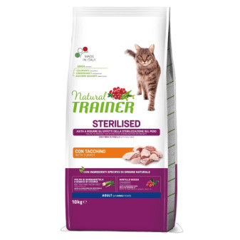 Trainer Natural Cat Sterylizowane surowe mięso 10 kg