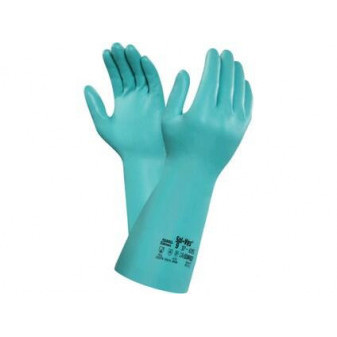 Rękawice chemiczne ANSELL SOL-VEX 37-695, powlekane nitrylem