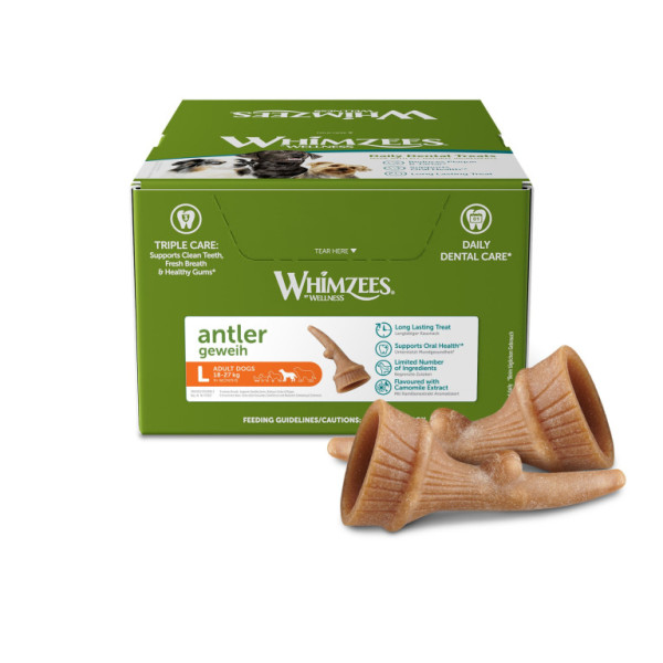 WHIMZEES poroże L 22x60g (OPAK)