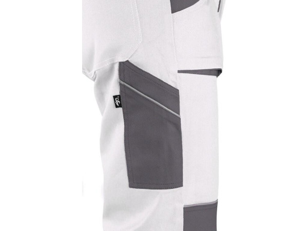 Spodnie CXS LUXY JOSEF, męskie, biało-szare, rozmiar 50