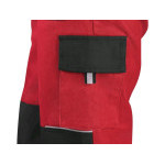 Spodnie CXS LUXY JOSEF, męskie, czerwono-czarne, rozmiar 58