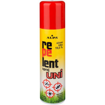 Alpa repelent Uni przeciwko komarom, kleszczom i muchom 150ml