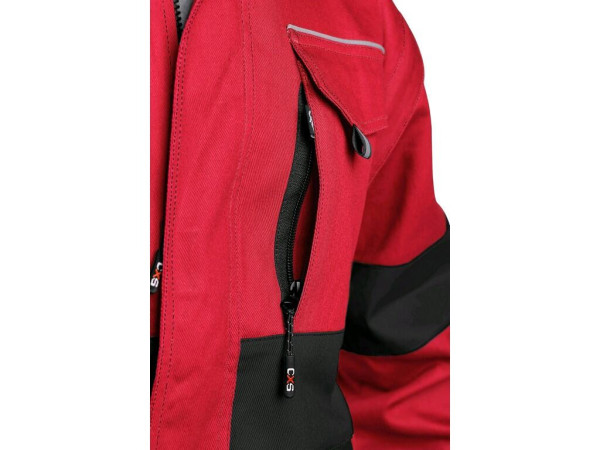 Bluzka CXS LUXY EDA, męska, czerwono-czarna, rozmiar 50