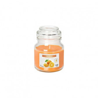 Świeca zapachowa w szkle z pokrywką Pomarańczowy SND71-63
