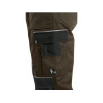 Spodnie CXS ORION TEODOR, męskie, brązowo-czarne, rozmiar 46