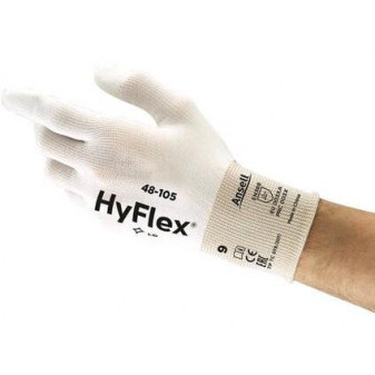 Rękawice ANSELL HYFLEX 48-105, zanurzone w poliuretanie