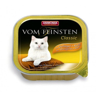 Animonda Vom Feinsten Classic pasztet dla kotów drób + cielęcina 100g
