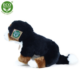 Berneński pies pasterski pluszowy siedzący 25 cm EKOLOGICZNY