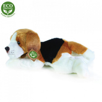 Pluszowy piesek Beagle rozkładany 30 cm EKOLOGICZNY