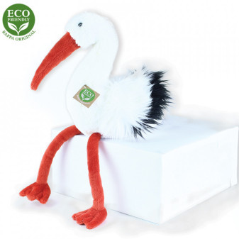 Pluszowy bocian 39 cm EKOLOGICZNY
