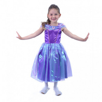 Fioletowy kostium księżniczki dla dzieci (M)