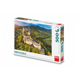 Puzzle Zamek Orawski, Słowacja 47x33cm 500 sztuk w pudełku 33,5x23x3,5cm