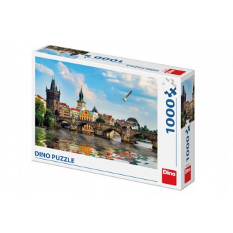 Puzzle Most Karola 66x47cm 1000 sztuk w pudełku 32x23x7cm