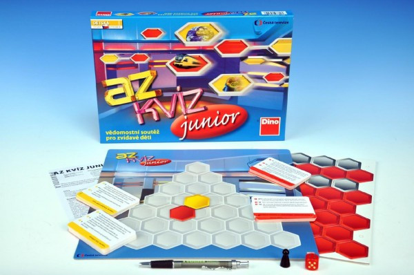 Gra planszowa AZ quiz junior 10+ w pudełku 33x23x3,5cm