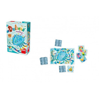 Gra towarzyska dla dzieci Rainbow Jellyfish w pudełku o wymiarach 9x13x4cm
