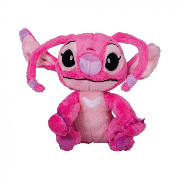 Anioł siedzący pluszowy 22cm Stitch różowy