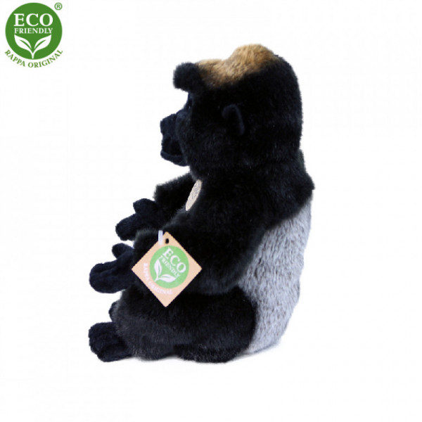 Pluszowa małpka goryl siedzący 23 cm EKOLOGICZNY