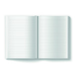 Notatnik w linie - A5 - laminowany - Wieloryb