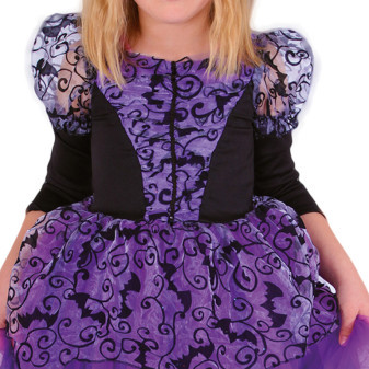 Dziecięcy kostium wiedźmy fioletowy (M) e-opakowanie