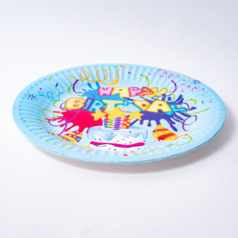 Aga4Kids Talerze papierowe 23cm DS932-4 10 szt.