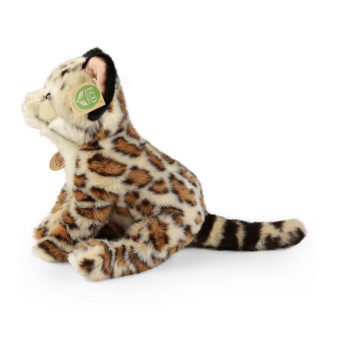 Pluszowy ocelot do siedzenia 28 cm EKOLOGICZNY