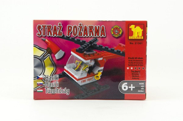 Zestaw konstrukcyjny Dromader Strażacy Helikopter 21301 18,5x13x4,5cm