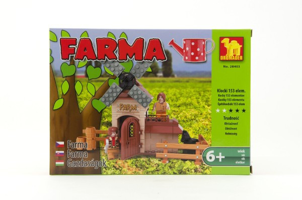Zestaw konstrukcyjny Dromader Farm 28403 25,5x18,5x4,5cm