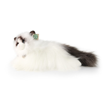 Pluszowy kotek ragdoll leżący 35 cm EKOLOGICZNY