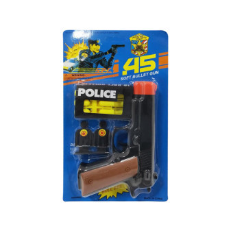 Pistolet policyjny z tarczami i kulami