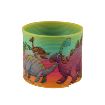 Magiczna sprężyna/spirala z obrazkiem dinozaura