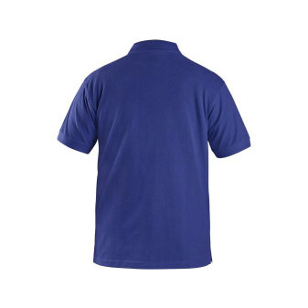 Koszulka polo CXS MICHAEL, krótki rękaw, średni niebieski