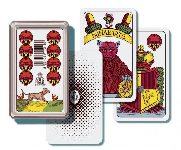 Karciana gra planszowa Jednogłowa Maria w plastikowym pudełku o wymiarach 6,5x10,5x2cm