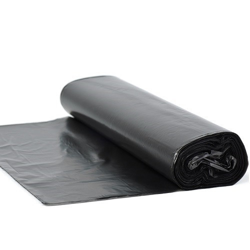 Worek na odpady LDPE 240l czarny 10szt, 90x140 solid 07029000