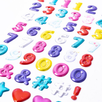 Aga4Kids Samoprzylepne cyfry DS8101RC