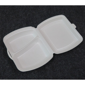 Menu Box dzielony (2-częściowy), styropian, 241x207x69mm