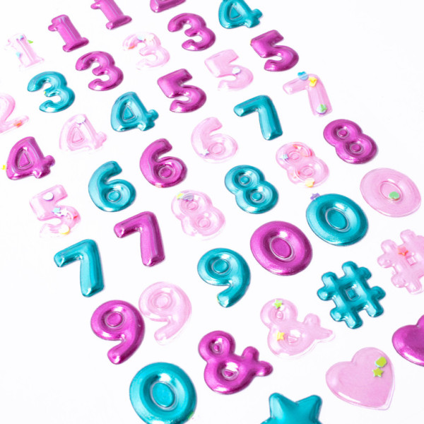 Aga4Kids Samoprzylepne cyfry DS8101RT