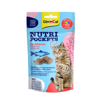 GIMCAT Nutri kieszonki łosoś 60g