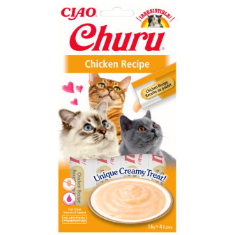 Churu cat masové pyré - kuře 56g