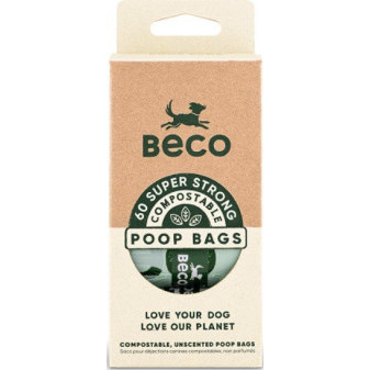 BecoBags, torby EKO, 60 szt. (4 rolki po 15 szt.) - Kompostowalne