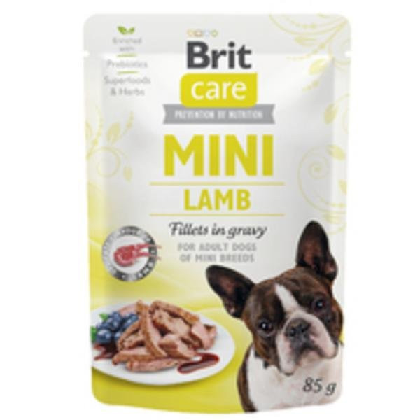 Torebka Brit Care Mini Filety Jagnięce w Sosie 85g