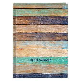 Notatki dzienne - A4 - laminat - Drewno