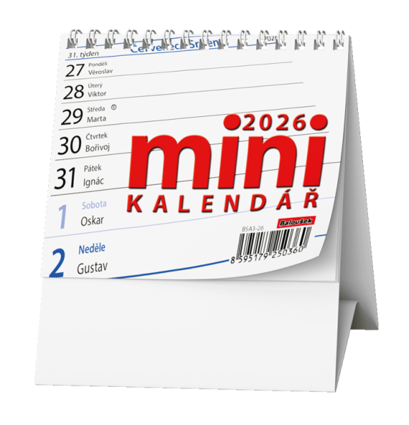 Kalendarz biurkowy - kalendarz MINI
