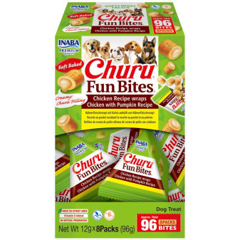 Dog Churu Fun Bites - Przepis na kurczaka Wraps Kurczak z dynią Przepis 8x12g