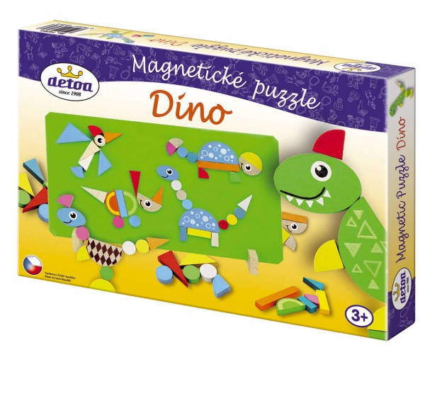 Puzzle magnetyczne Dinozaury w pudełku 33x23x3,5cm