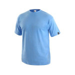 Koszulka CXS DANIEL, krótki rękaw, błękitna, rozmiar L