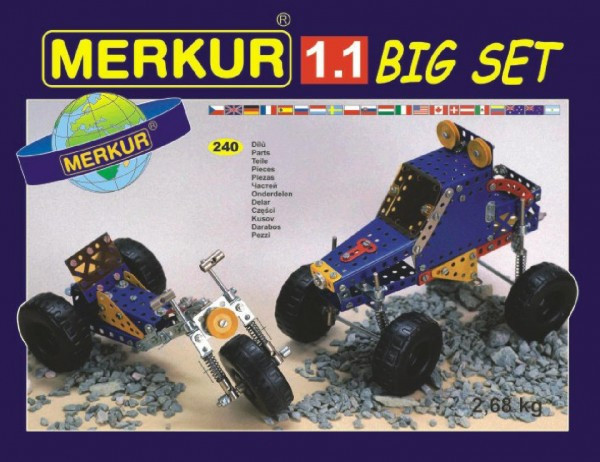 Zestaw konstrukcyjny MERKUR 1.1 10 modeli 36x26,5x5,5cm